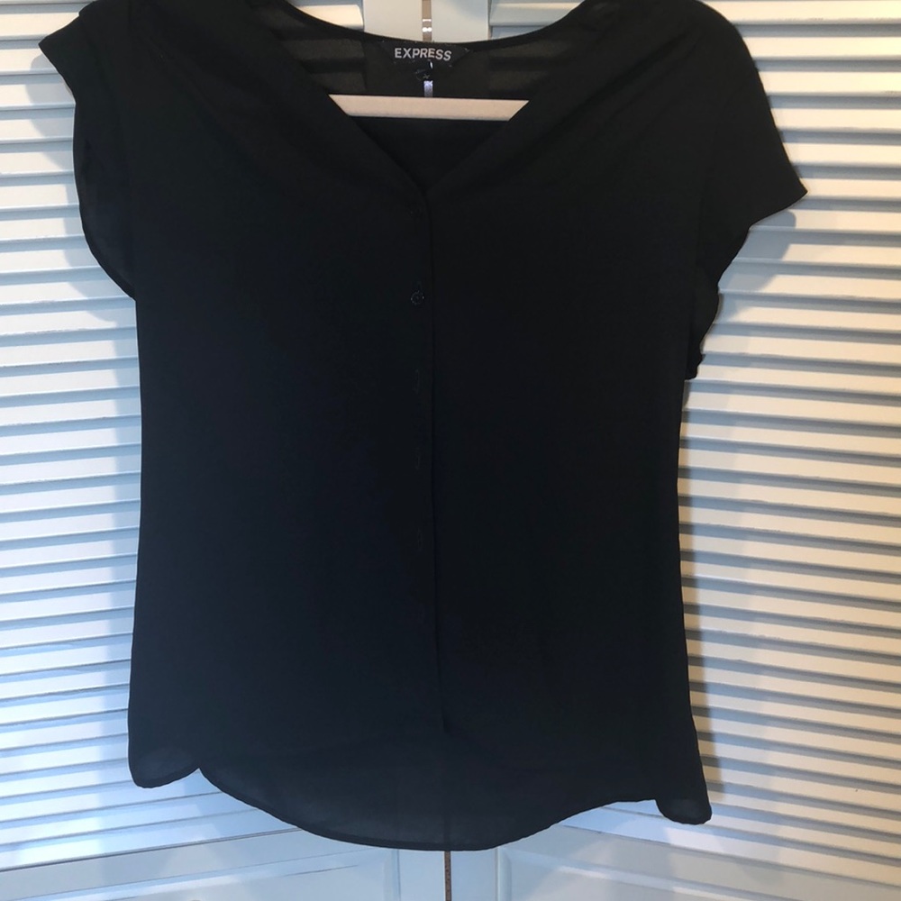 Classic Black Blouse